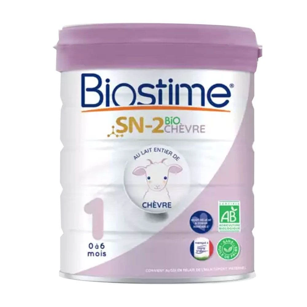Biostime SN-2 Biologische geitenmelk voor zuigelingen van 0 tot 6 maanden 800g