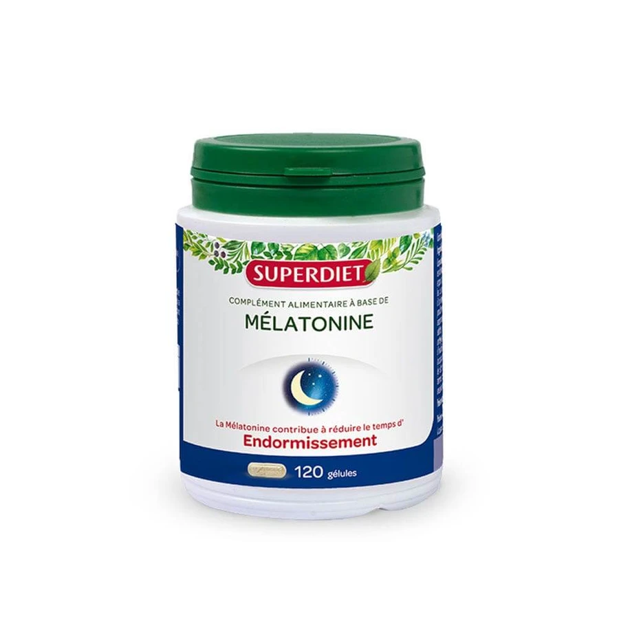 Superdiet Melatonin 120 Kapseln 120 Gélules