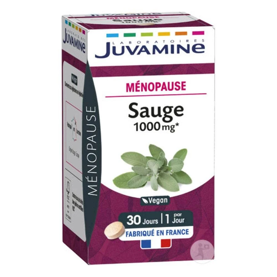 Juvamine Menopauze Salie 1000mg 30 tabletten