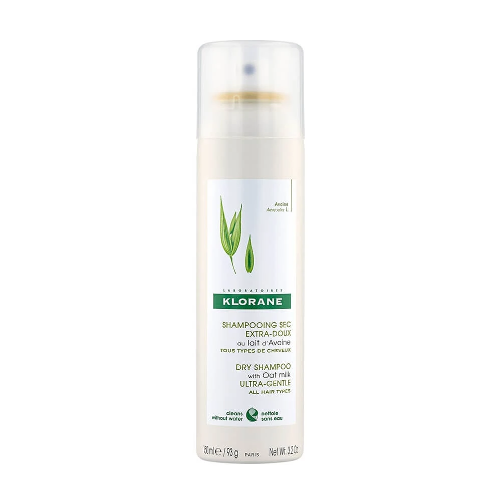 Klorane Havermelk Extra milde droogshampoo voor alle haartypes 150ml