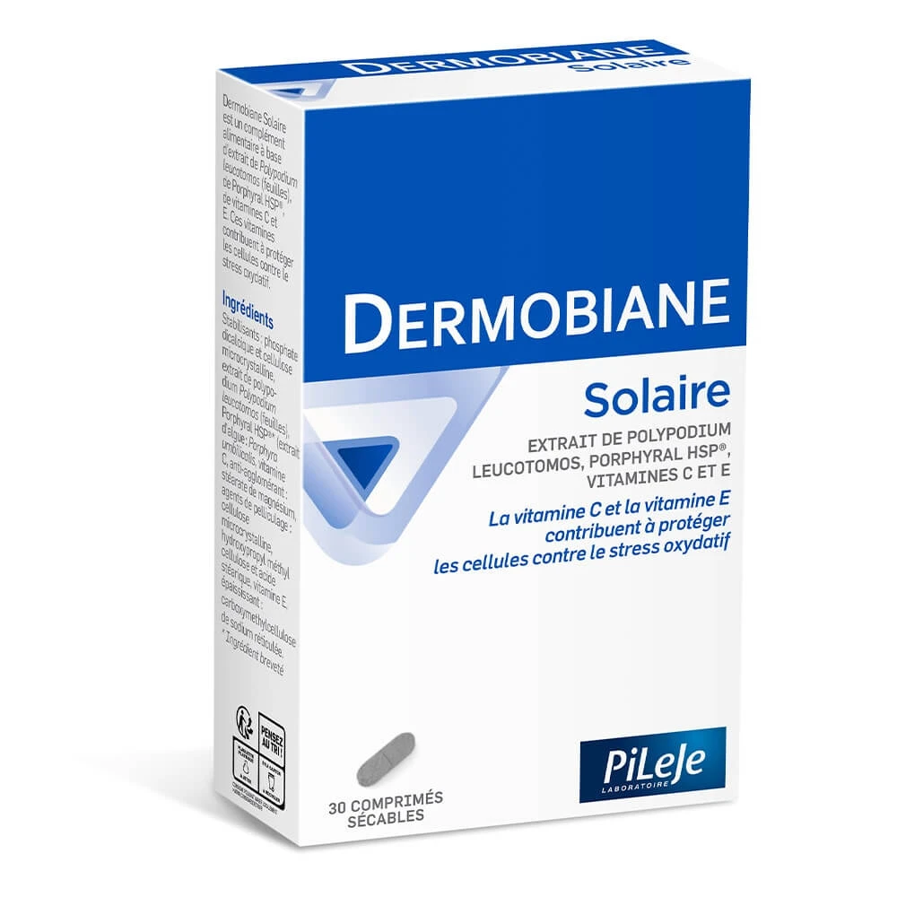 Stapeltje Dermobiane Zonbescherming 30 Comprimés