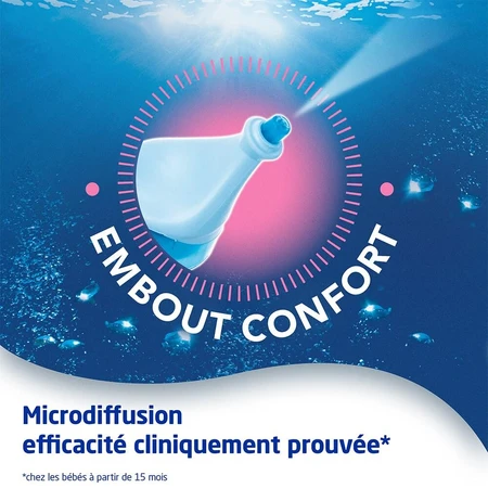 Physiomer Microdiffusion für die Nasenhygiene von Babys 2x115ml