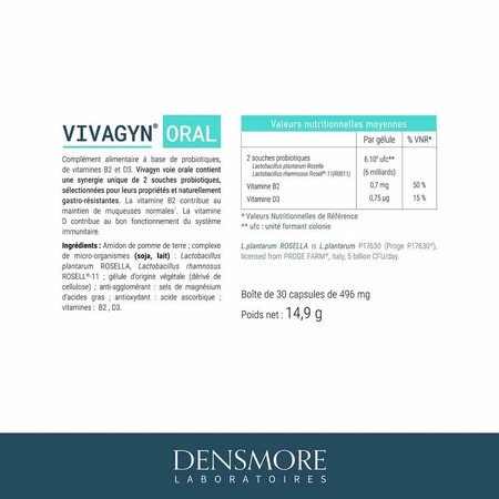 Densmore Vivagyn Intimate Comfort Probiotic 30 Kapseln