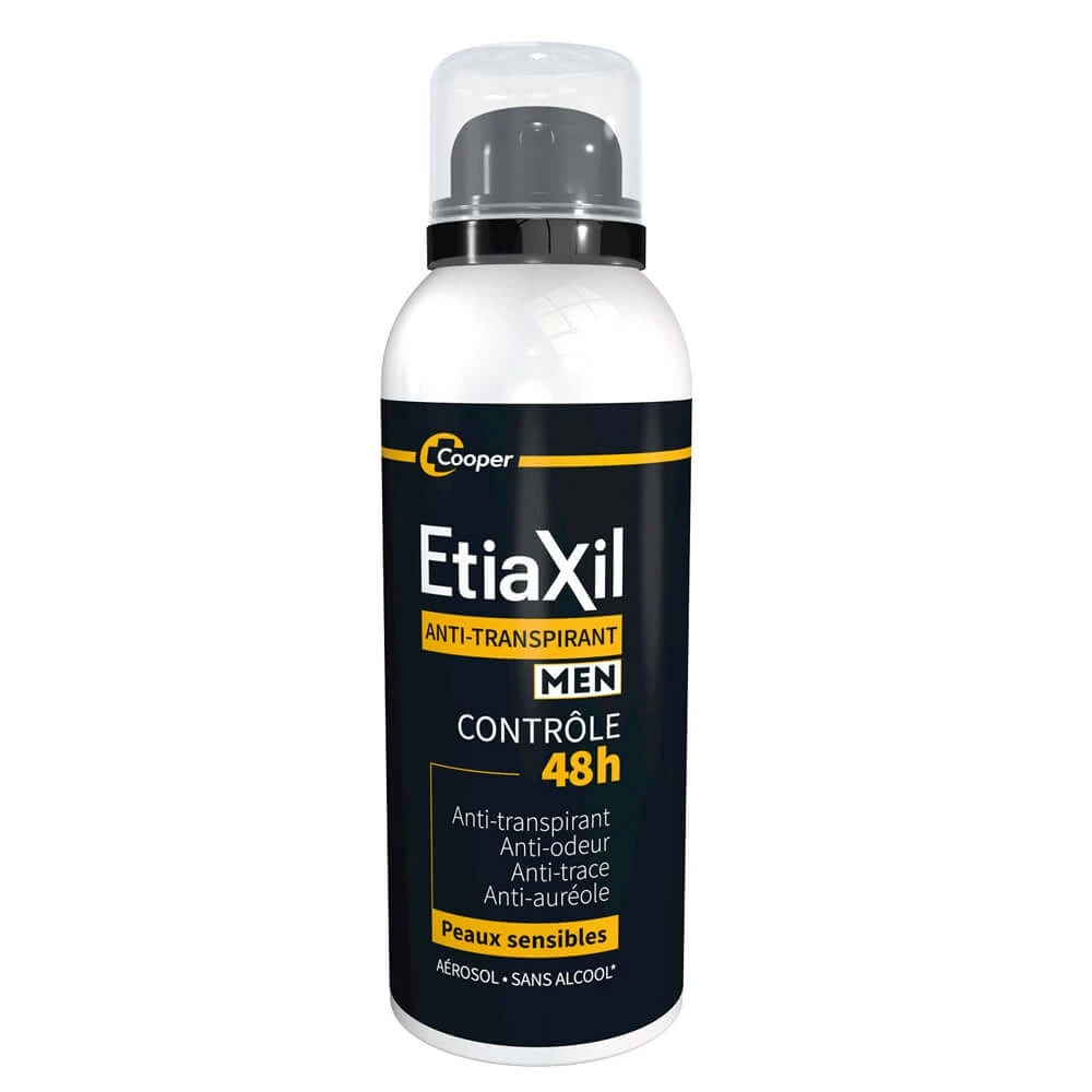 Etiaxil Deodorant Spray 48 uur mannen zonder aluminium 150 ml