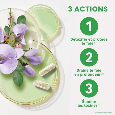 Santarome Desmodium 2500 Détoxifiant du Foie 30 Geluli