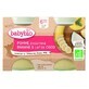 Dolce di mele, banane e cocco, 2x130 gr, babybio