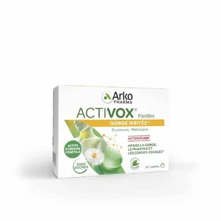 Arkopharma Activox Keelverzachtend Mint en Eucalyptus 24 tabletten