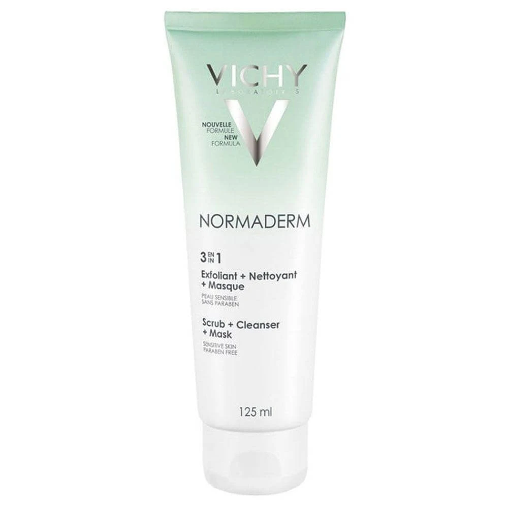 Vichy Normaderm Reinigingsgel 3in1 Gevoelige Huid 125 ml