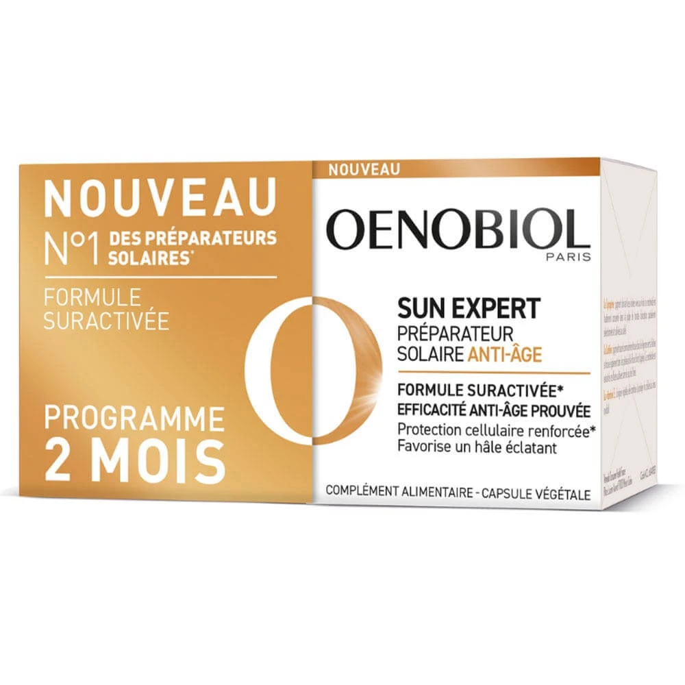 Oenobiol Sun Expert Anti-Ageing Zonnewarmtepomp 2x30 Capsules