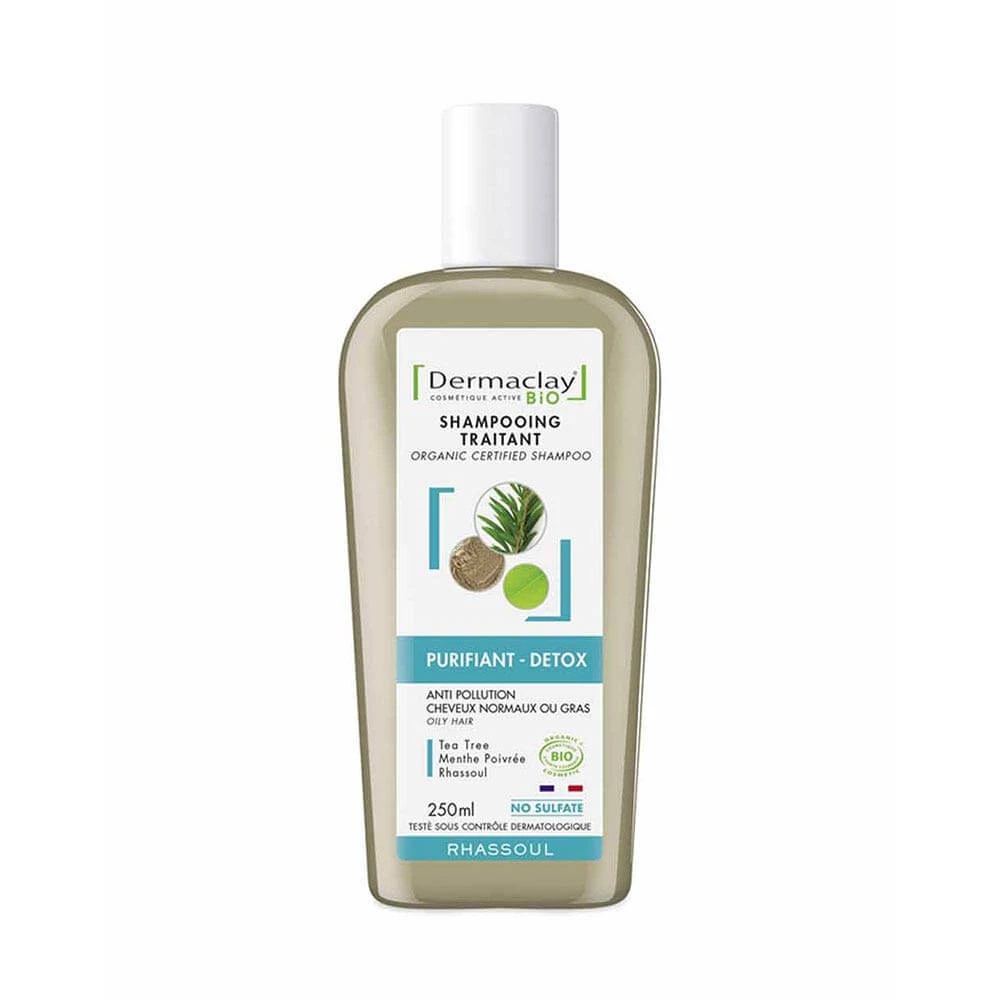 Dermaclay Detox Rhassoul Zuiverende Shampoo 250ml