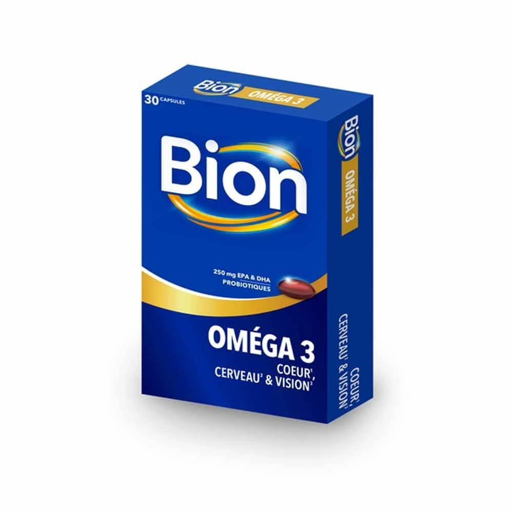 Bion3 Omega 3 Hart Hersenen en Zicht 30 capsules