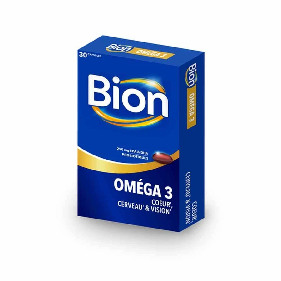 Bion3 Omega 3 Hart Hersenen en Zicht 30 capsules