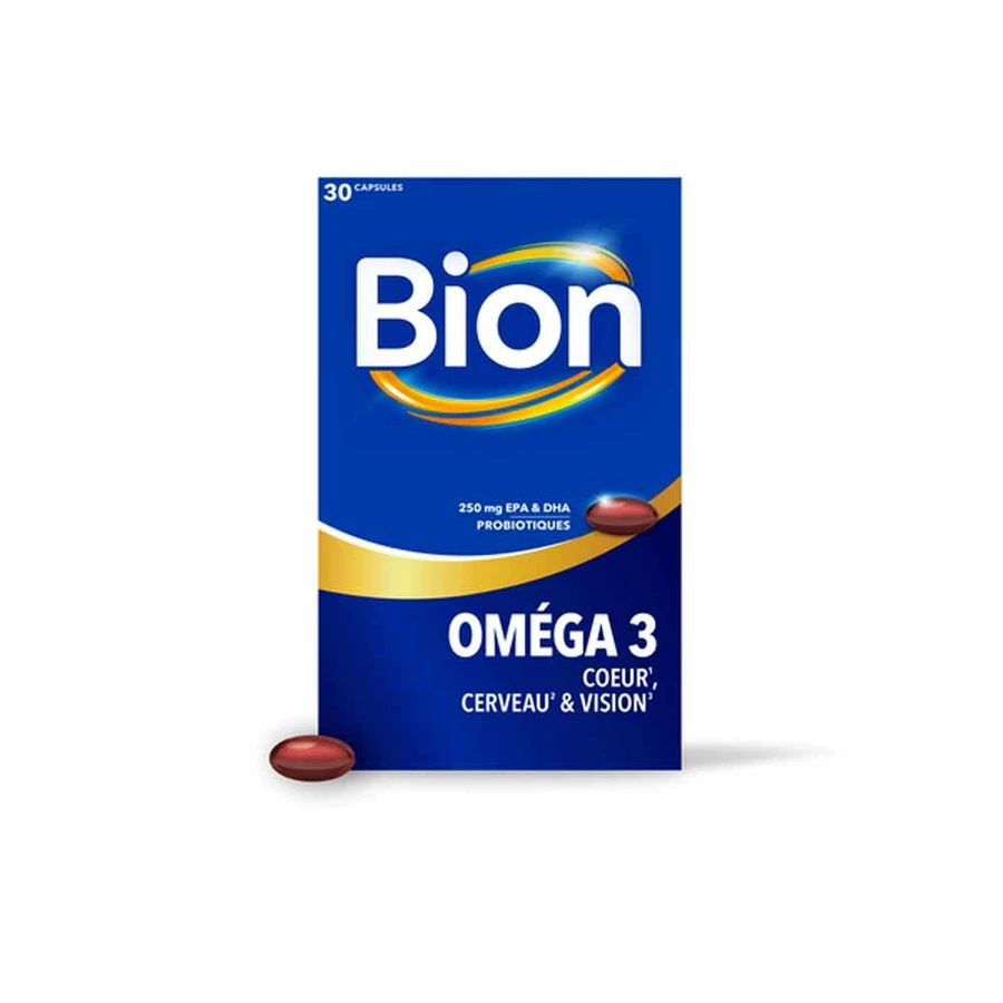 Bion3 Omega 3 Hart Hersenen en Zicht 30 capsules