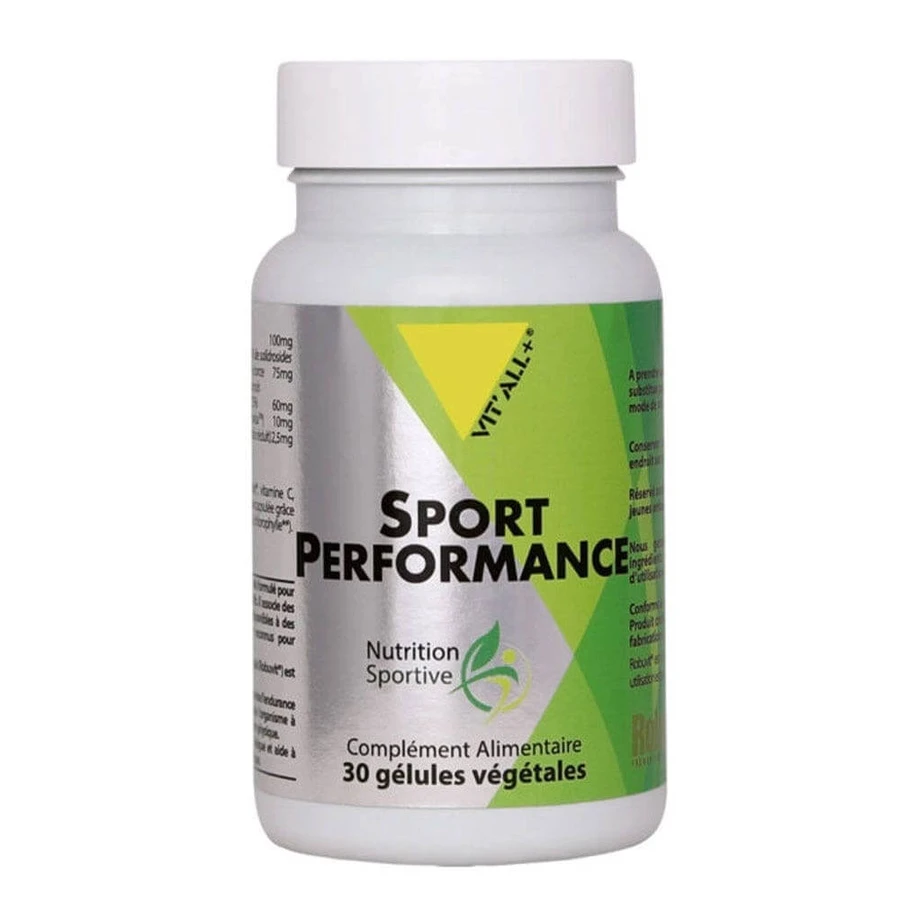 Vit'All+ Leistung im Sport mit Robuvit 30 vegetarische Kapseln