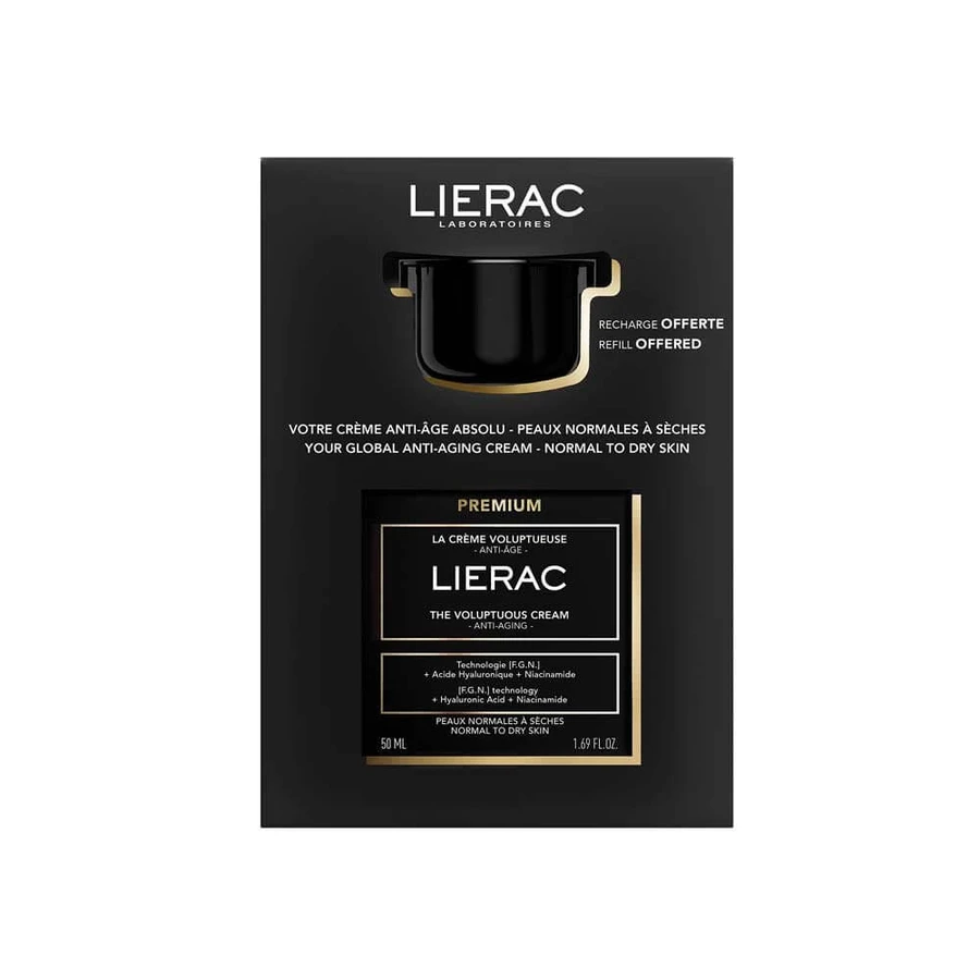 Lierac Premium Coffret Crème Voluptueuse + Herlaadverpakking 100ml