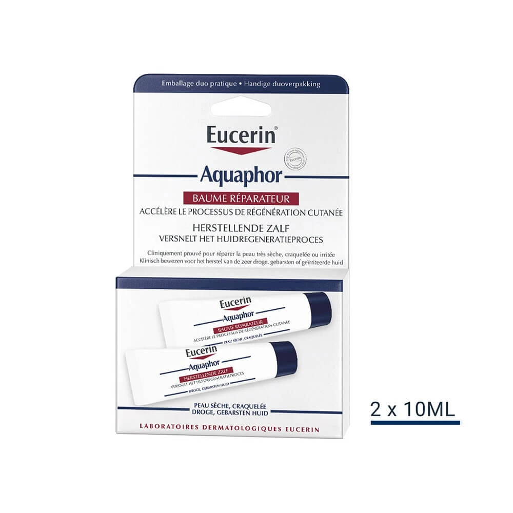 Eucerin Aquaphor Herstelbalsem Droge en schrale huid 2x10g