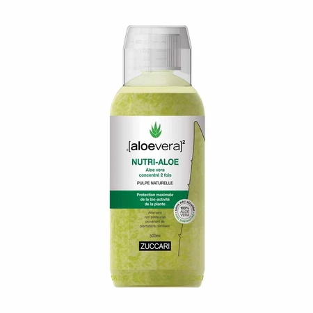 Naturancia [aloevera]2 Zuccari Pur Aloé Aloë Vera Sap 2x geconcentreerd 500ml [aloevera]2 Zuccari 500ml
