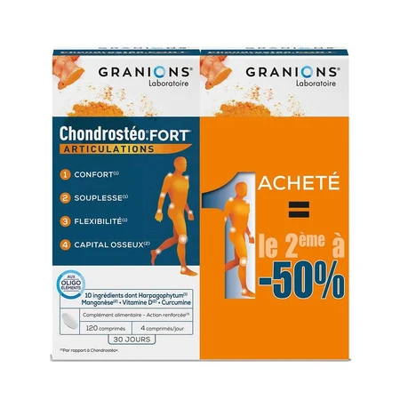 Granions Articulații condrosteale puternice 2x120 comprimate