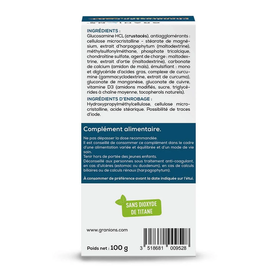 Granions Articulații condrosteale puternice 2x120 comprimate