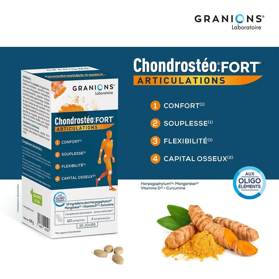 Granions Articulații condrosteale puternice 2x120 comprimate