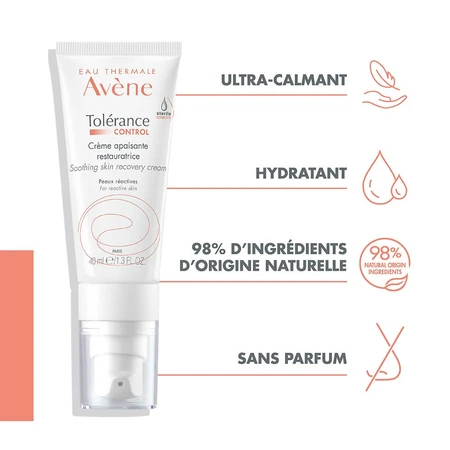 Avène Tolérance Control Beruhigende, ausgleichende Creme Reaktive Haut 40ml
