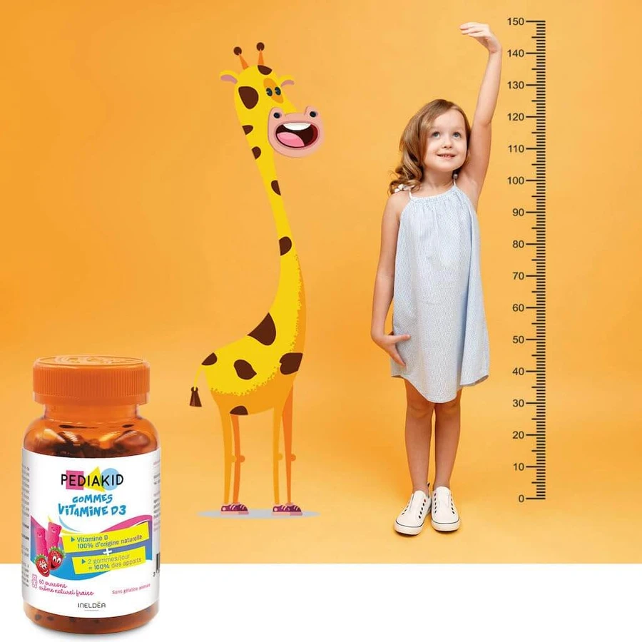 Pediakid Vitamin D3 Kaugummi 60 Teddybären