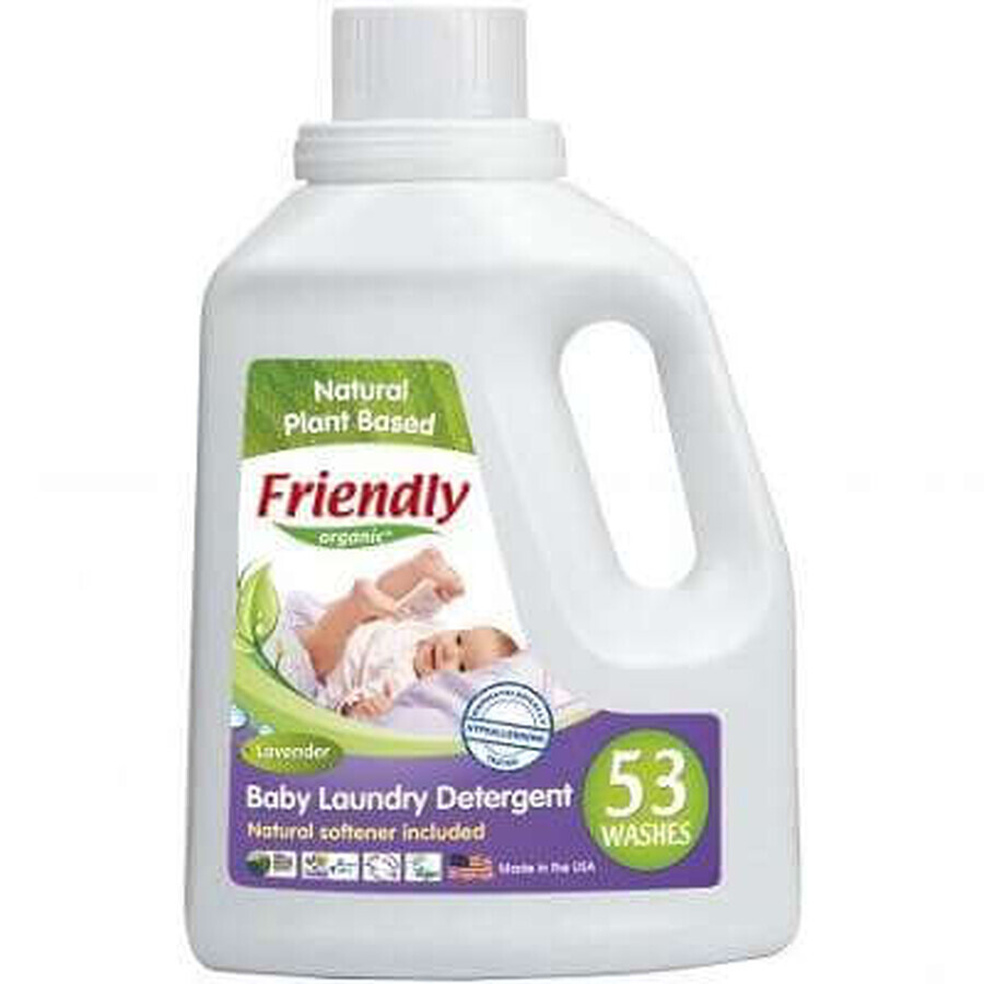 Babywasmiddel met lavendel en kamille, 1567 ml, Friendly Organic