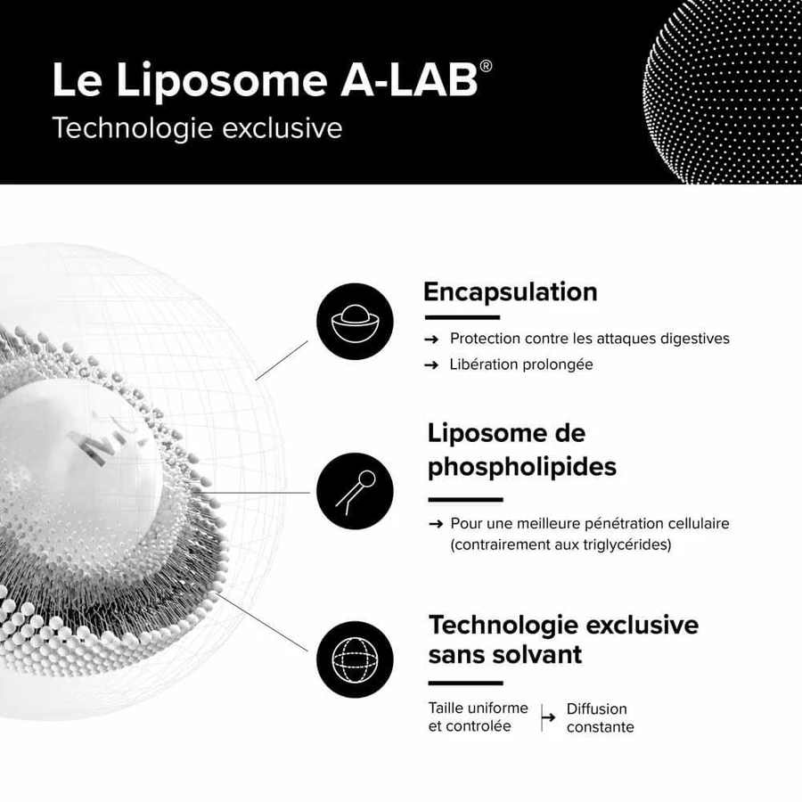 A-LAB Magnez liposomalny 300 mg Stres Zmęczenie Zaburzenia snu 63 kapsułki: ceny i cechy