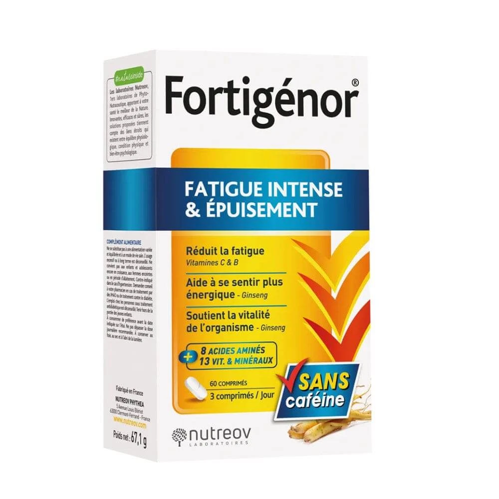 Phytea Fortigénor Intensieve vermoeidheid en uitputting 60 capsules