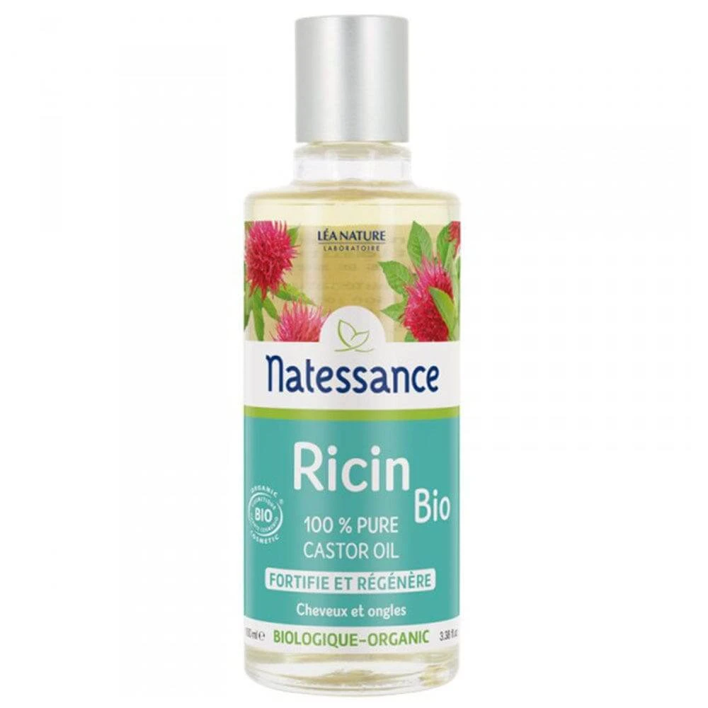 Natessance Fairtrade biologische ricinusolie puur, versterkend en regenererend 100ml