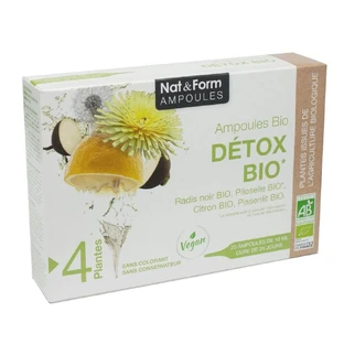 Nat&Form Organic Detox 20 Ampullen
