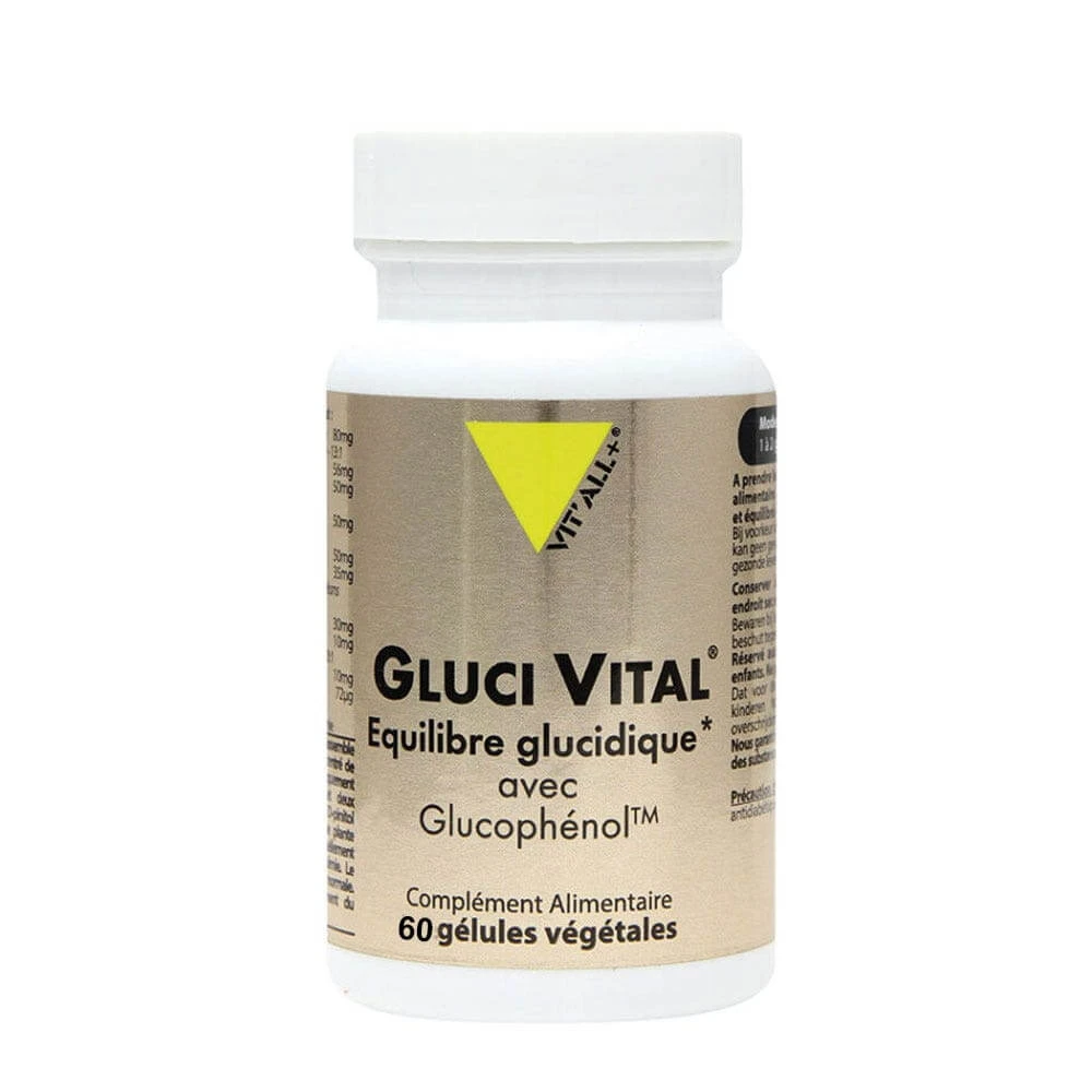 Vit'All+ Gluci Vitale Koolhydraatbalans 60 capsules