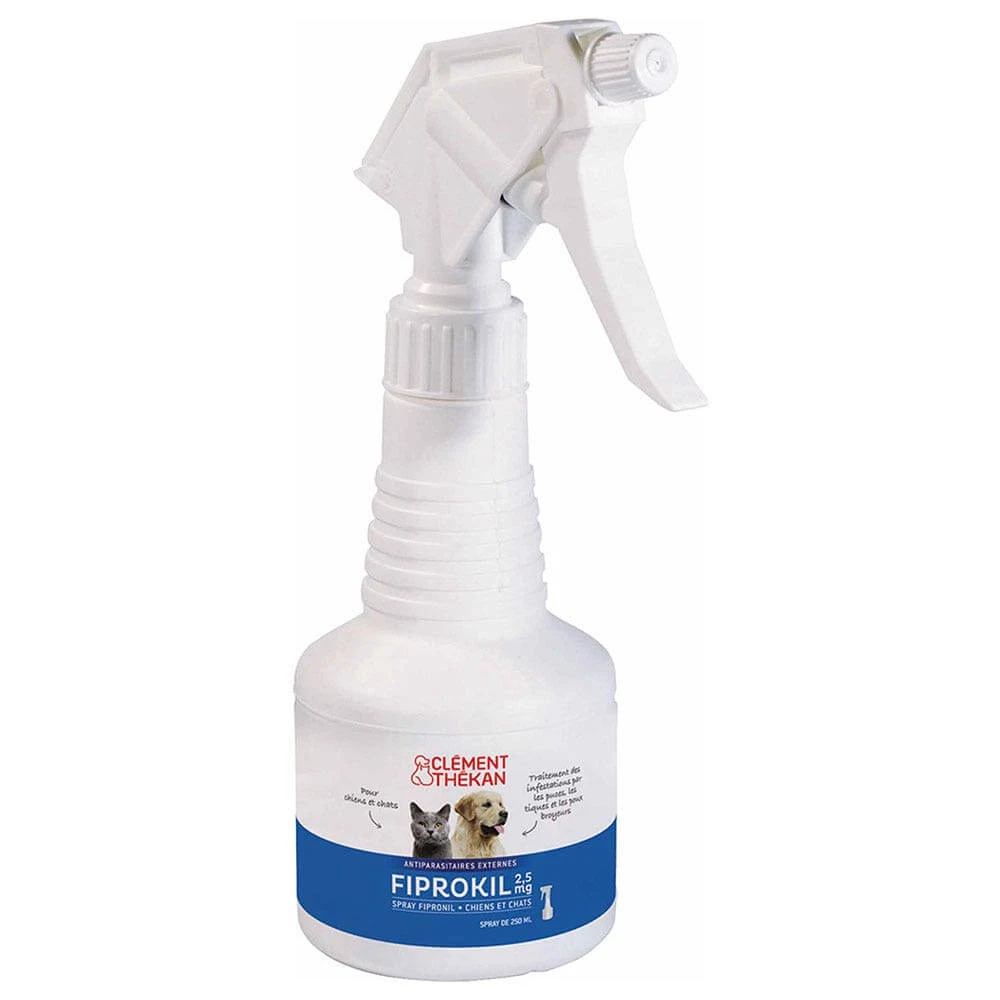 Clement-Thekan Fiprokil Vlooien- en Teken Spray voor honden en katten 250ml