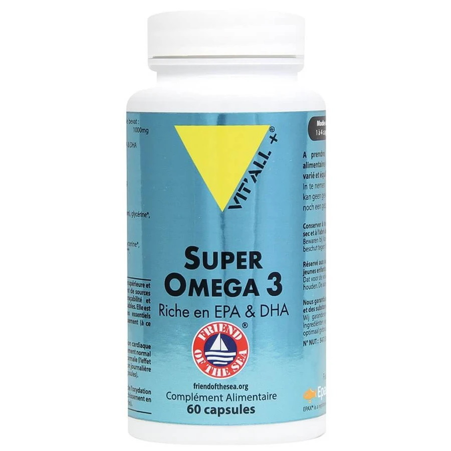 Vit'All+ Super Omega 3 EPA & DHA 60 Kapseln