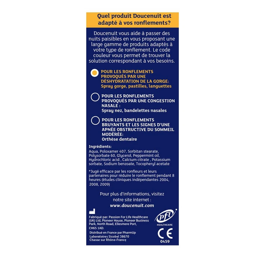 Doucenuit Mundspray gegen Schnarchen, 23,5 ml