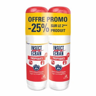Insect Screen Skin Repellent Tropical Zones Skin Repellent dla dorosłych i dzieci 2x75ml