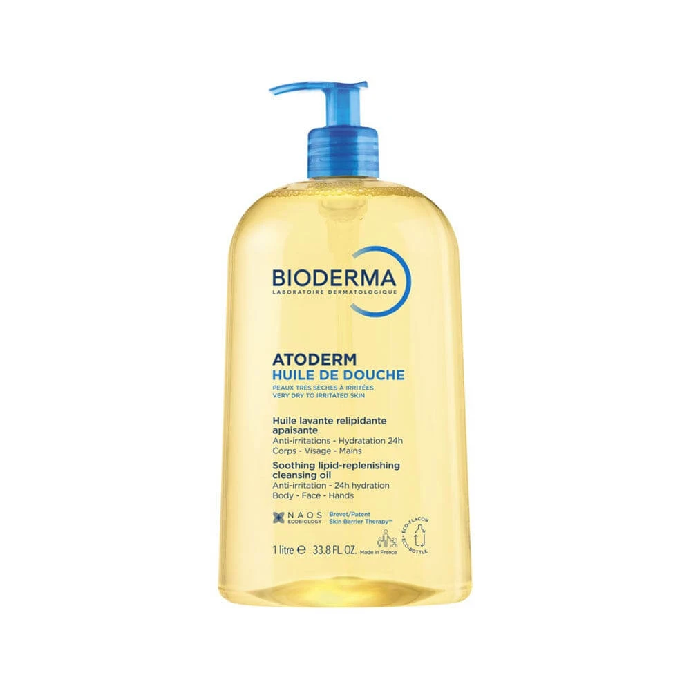 Bioderma Atoderm Ultra Voedende Anti-irritatie Reinigingsolie Gevoelige, zeer droge of atopische huid 1L