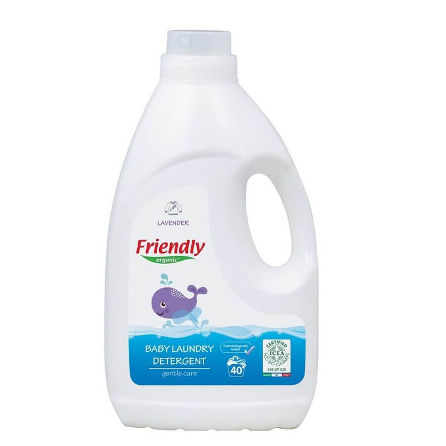 Lavender liquid detergent, 2000 ml, Friendly Organic