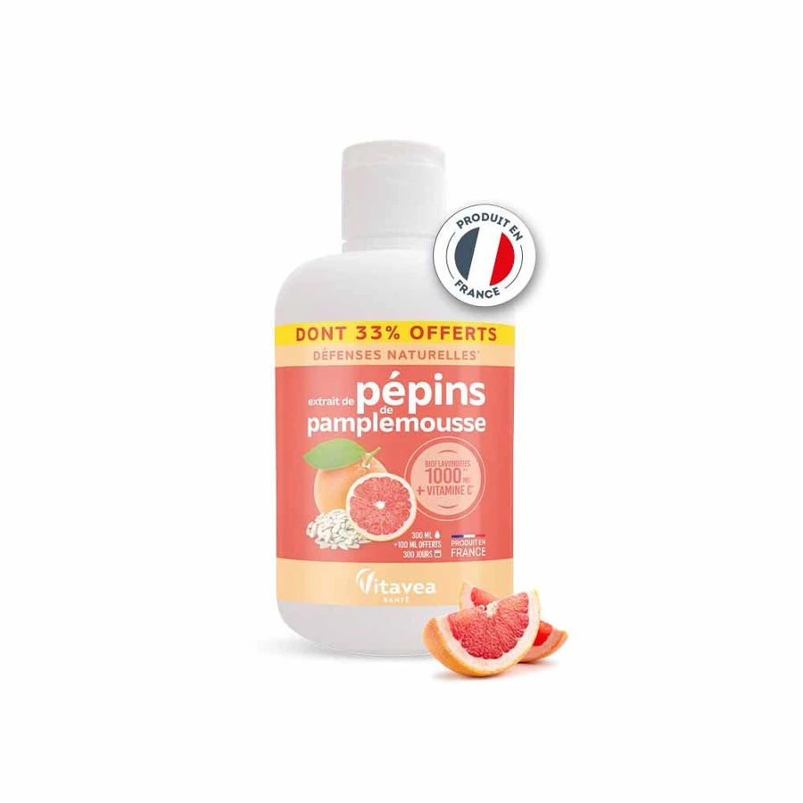 Vitavea Santé Extractos de Semillas de Pomelo Defensas Naturales 200ml + 100ml de regalo