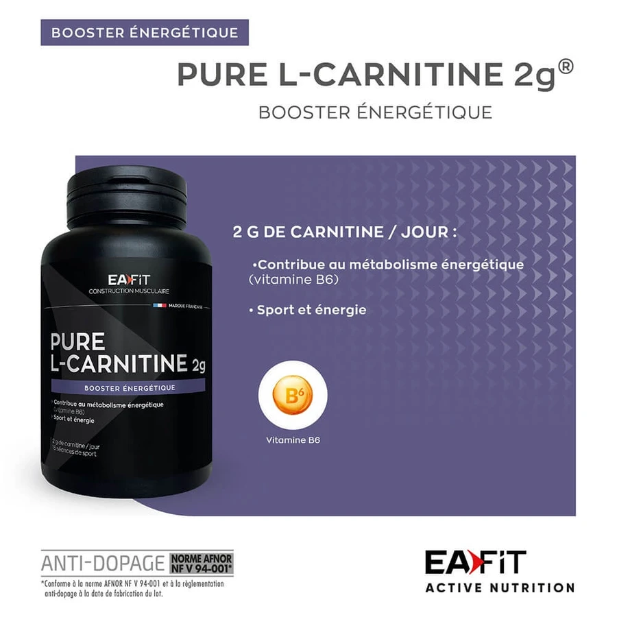 Eafit Pure L-carnitina 90 Gelule 2g