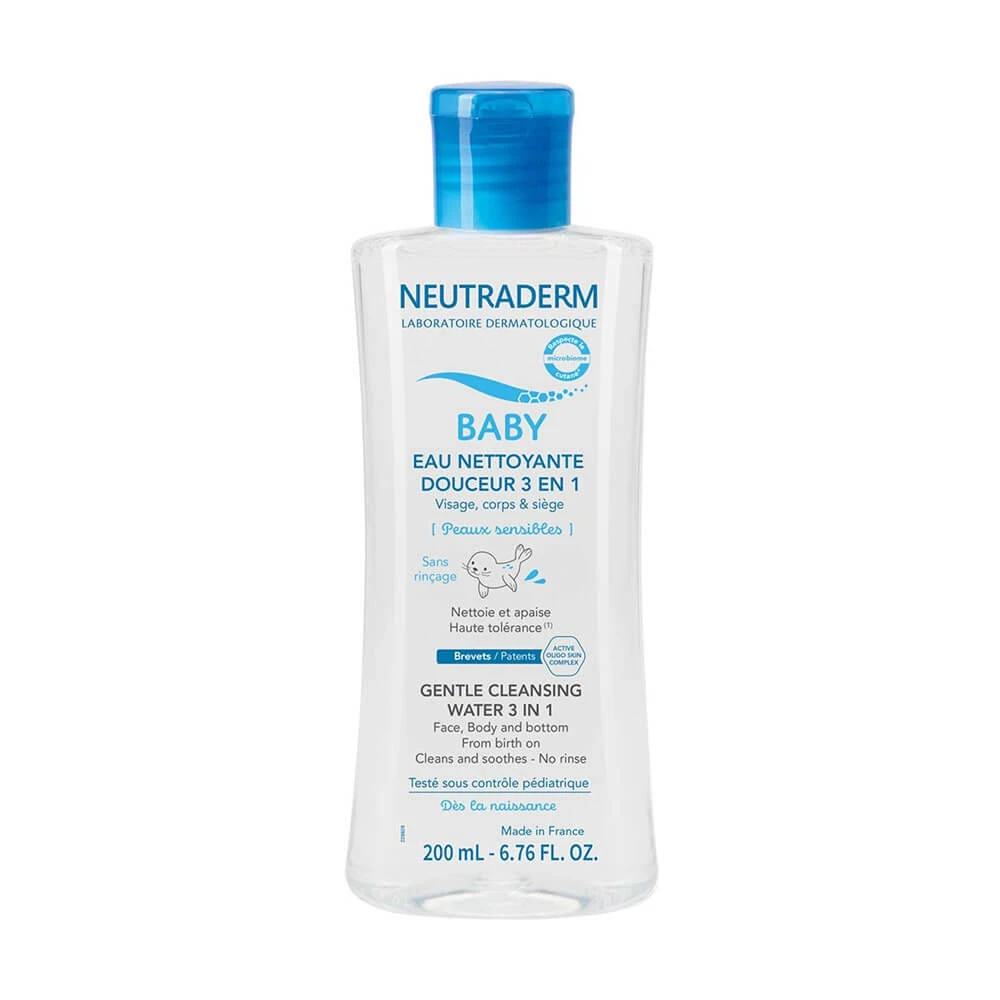 Neutraderm Zacht reinigingswater 3in1 voor de gevoelige huid 200 ml