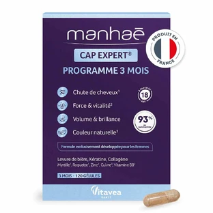 Manhaé Cap Expert 15+ Haar 120 Capsules
