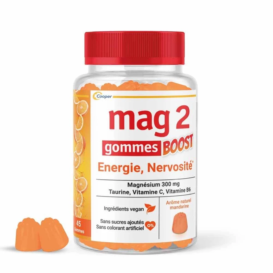 Mag 2 Energy Boost nervositeit 45 Tandvlees
