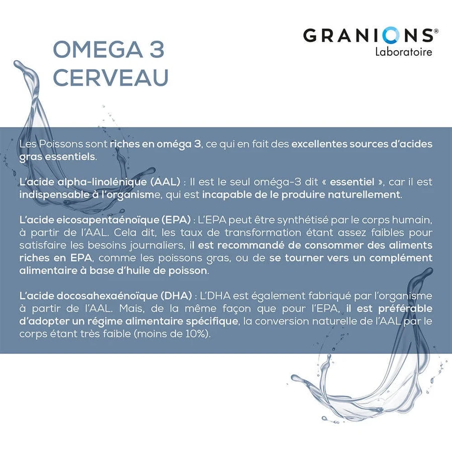 Granions Omega 3 Brain 30 Capsules