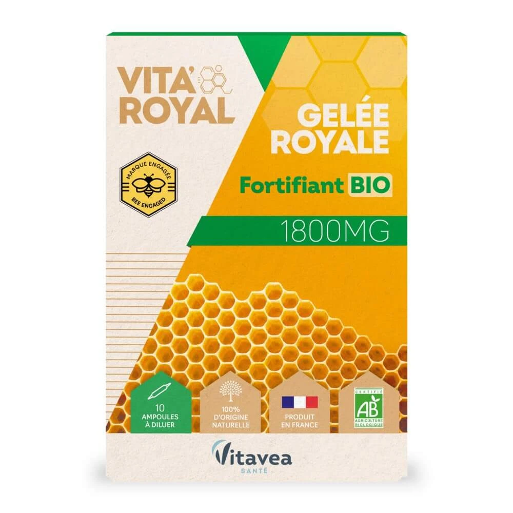 Vitavea Santé Vita'Royal Bio Koninginnebrij Fortifiant 10 ampullen