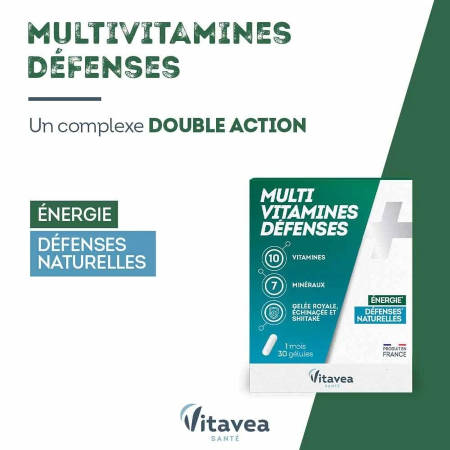 Vitavea Santé Multivitaminen Natuurlijke Afweer 30 capsules