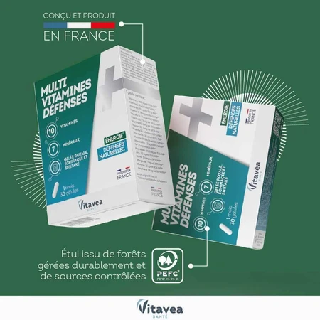 Vitavea Santé Multivitaminen Natuurlijke Afweer 30 capsules