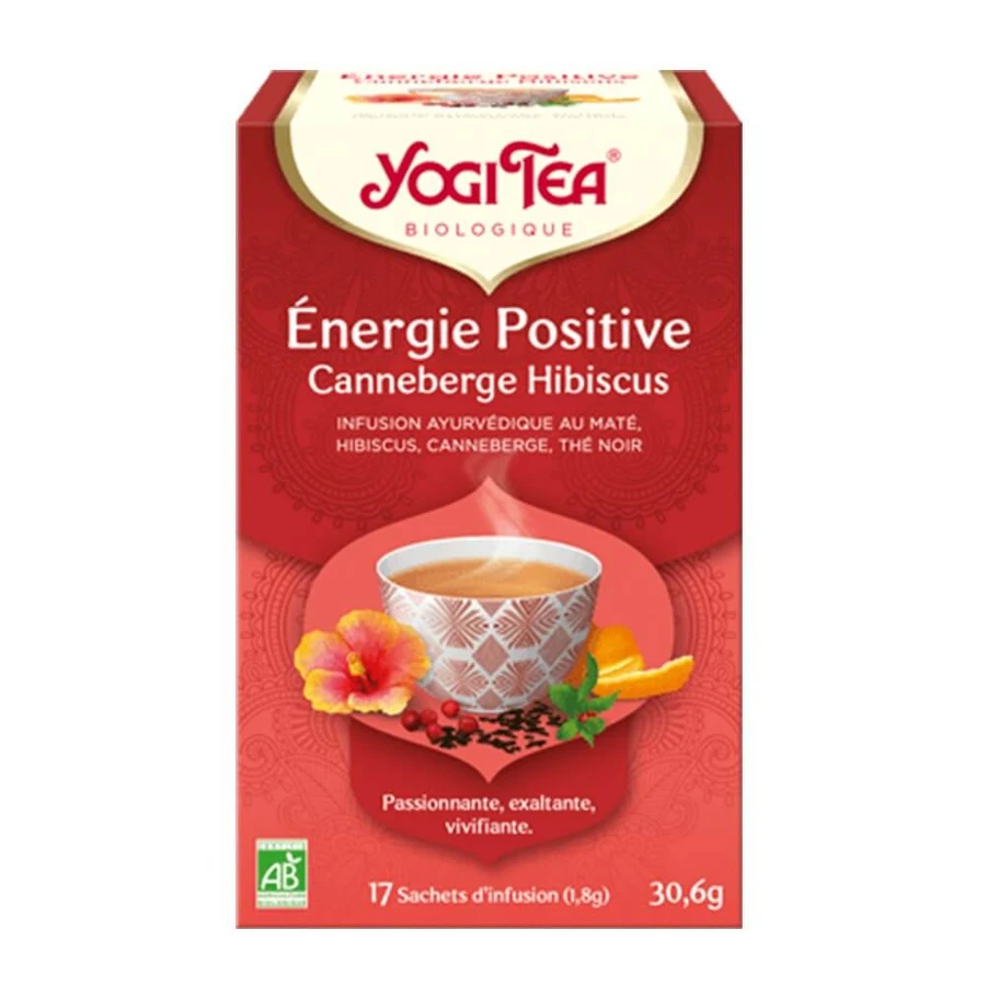 Yogi Thee Positieve Energie Hibiscus 17 Zakjes