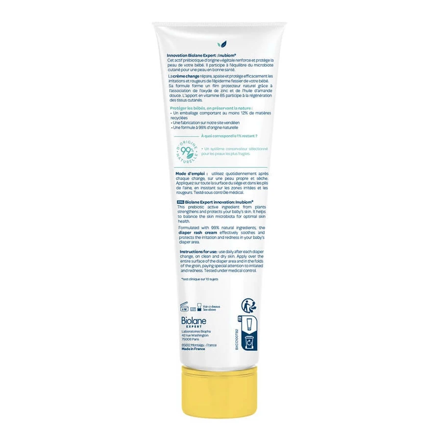Biolane Expert Diaper Rash Cream Peaux Sensibles 100ml