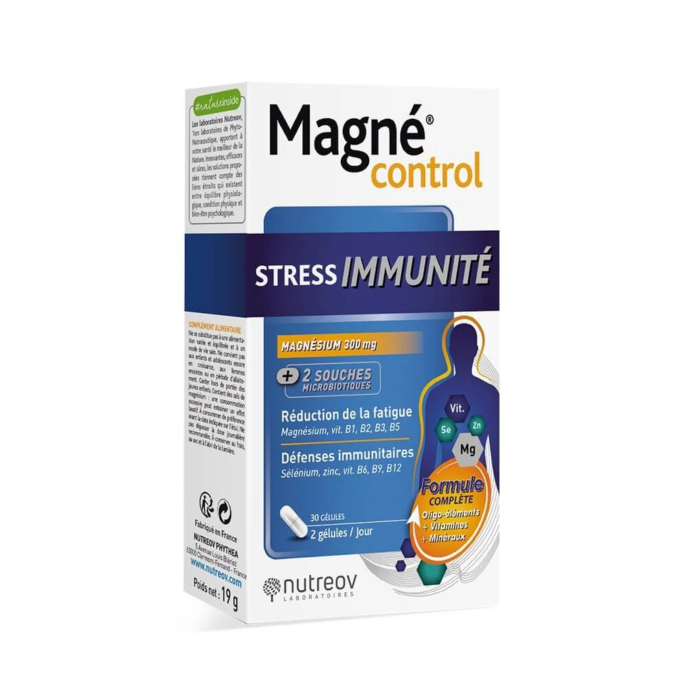 Nutreov Magnécontrol Stress Immuniteit 30 capsules